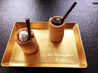 Biscuits en forme de verre